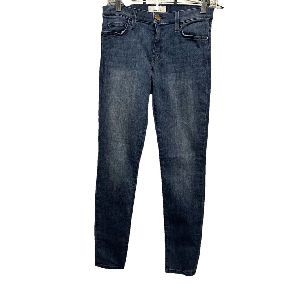 Current/Elliott The Stiletto Jeans Womens Size 28 Sun Fade Skinny Denim Blue USA